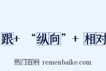 跟+“纵向”+相对是什么意思的图片